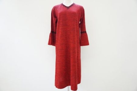 ビビッドな赤に惹きつけられる！斉藤都世子ワンピースを買取しました