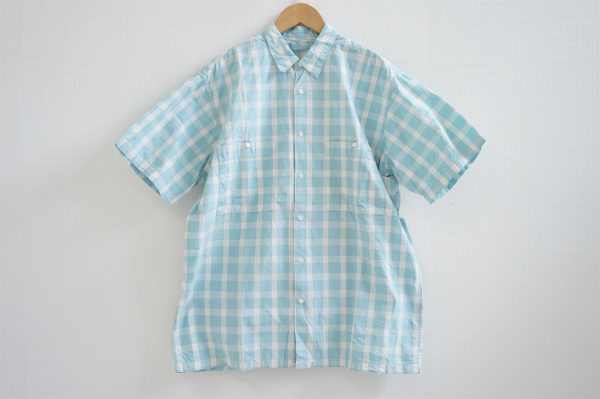 さわやかな印象を与えてくれる！パパス半袖チェックシャツを買取しました