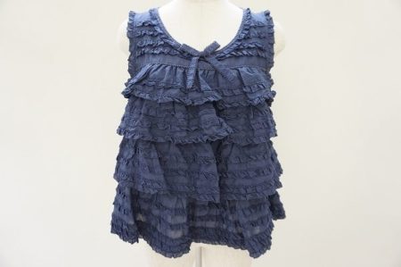 シックな紫とフリルの組み合わせが絶妙！ピンクハウスのブラウスを買取しました