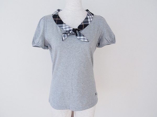 首元のリボンがアクセント！新品同様バーバリーブルーレーベルカットソーを買取しました