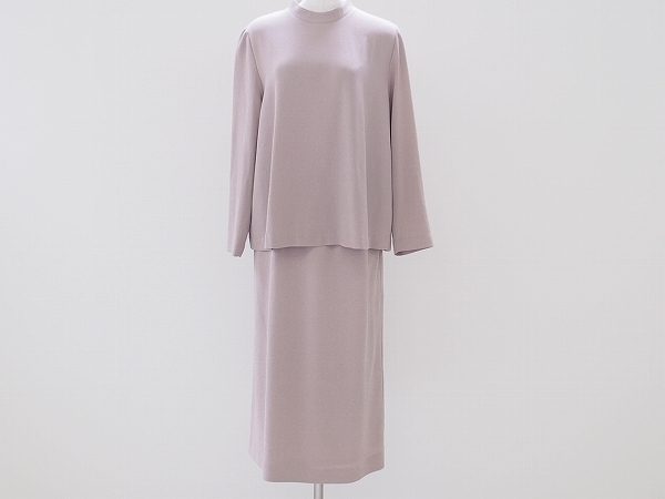 柔らかな優しいピンクベージュが上品!詩仙堂セットアップを買取しました