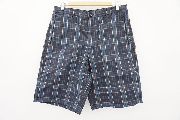 ブルーのチェックがシック×おしゃれ！パパスショートパンツを買取しました
