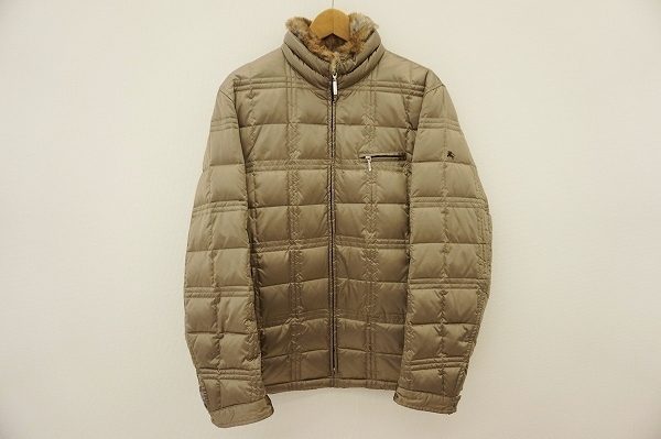 ラビットファー付きで暖をとるのに最適！バーバリーブラックレーベルのダウンジャケッを買取しましたト