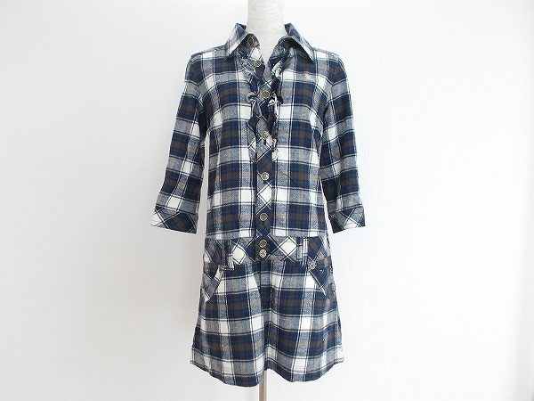 ブランドの代名詞とも言えるチェック柄！バーバリーブルーレーベルのシャツワンピースをお譲りいただきました