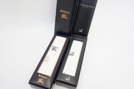 未使用品！バーバリーとダンヒルのワイシャツ生地セットをお売りいただきました