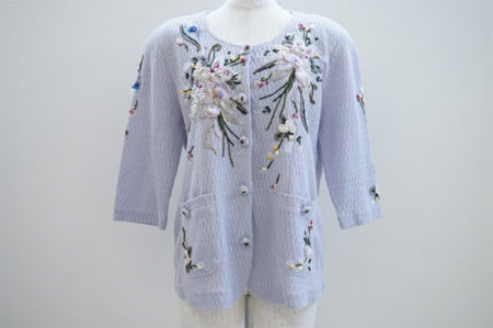 本物のお花のような豪華な刺繍！アトリエサガンのカーディガンを買取しました