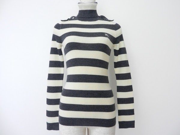 バーバリーブルーレーベルのボーダーセーターを買取させて頂きました。