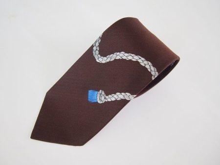 赤みがかったブラウンであか抜けた印象に！ドミニクフランスのネクタイを買取しました