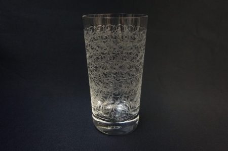 吸い込まれそうな模様が素敵！バカラグラス1客を買取しました