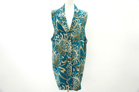 海を連想させるさわやかな色合いが嬉しい！詩仙堂のジレを買取しました