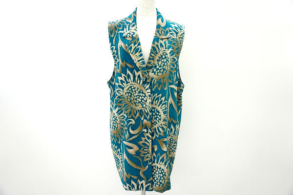 海を連想させるさわやかな色合いが嬉しい!詩仙堂のジレを買取しました