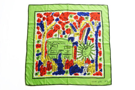絵画を想像させる芸術性の高いデザイン！セリーヌのスカーフを買取しました