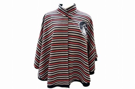 ボーダーと和の融合が品のよさをアップ！詩仙堂のトップスをお売りいただきました