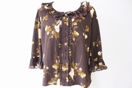 品のある花柄で落ち着いた女性に！ピンクハウスのシャツブラウスを買取しました