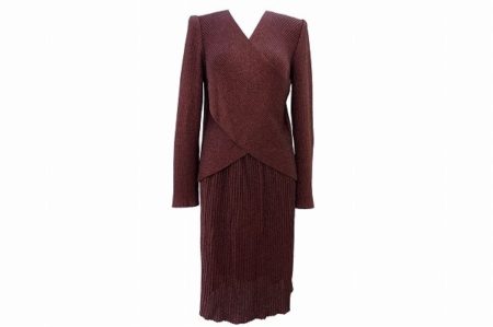 ラメが高級感を生み出す嬉しいアイテム！斉藤都世子のセットアップをお売りいただきました