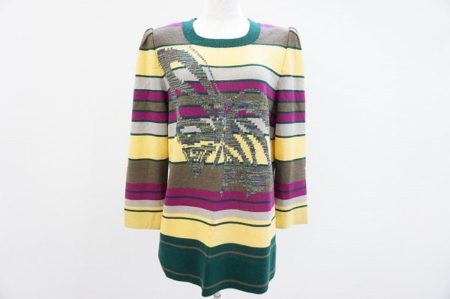 ビビッドなお色味で血色もアップ！斉藤都世子のニットを買取しました