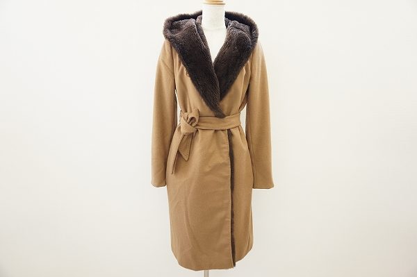 アルパカ混だから温かさにも期待大！マックスマーラのコートをお売りいただきました