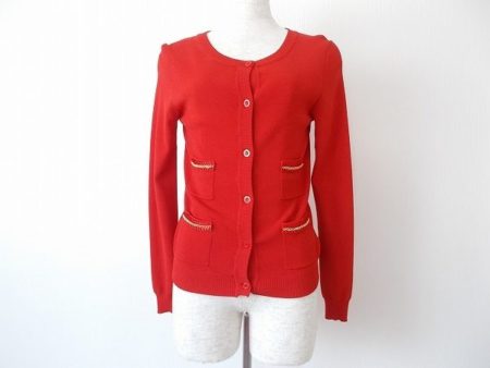 顔映りをよくしてくれる最強の味方！レッド ユマエストネーションのカーディガンを買取しました