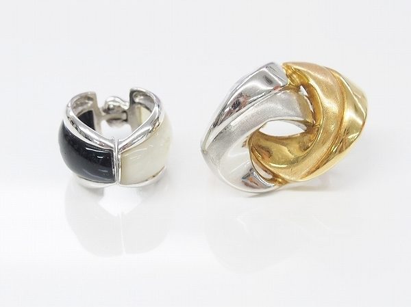 日々のマンネリコーディネートの救世主!オニキス白蝶貝イヤリングを買取しました