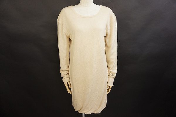 ウール混素材で暖かさにも期待できます！メドモアゼル のロングカットソーをお売りいただきました