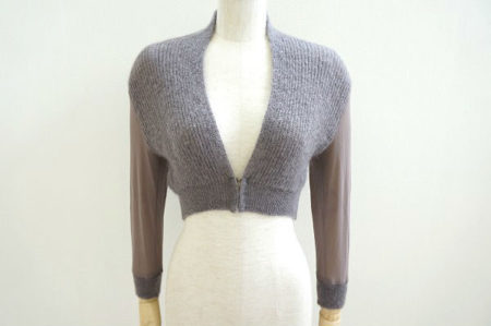 シースルー素材で肌をチラ見せ！パオラフラーニのカーディガンを買取しました