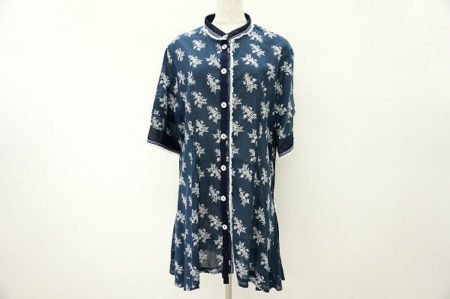 麻混素材のため涼しく着ていただけます！トリコシックのチュニックをお売りいただきました