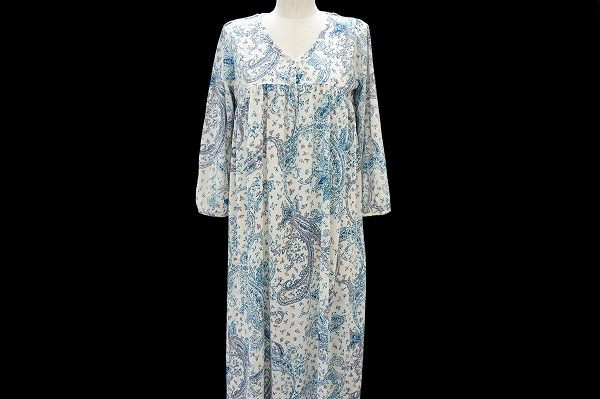 優しくも華やかなペイズリー柄で癒される!ジェラートピケのワンピースをお売りいただきました