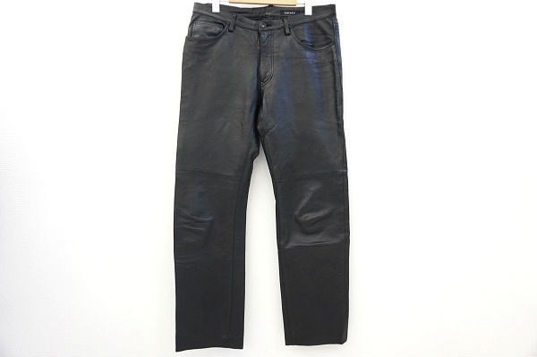レア素材のラムレザーでスマートに決まる!ダナキャランのメンズパンツをお売りいただきました