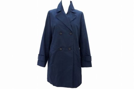 長すぎない丈感がスッキリした印象を演出！ランバンのハーフコートをお売りいただきました