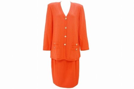 ビタミンカラーのオレンジで元気な印象に！セントジョンのセットアップををお売りいただきました