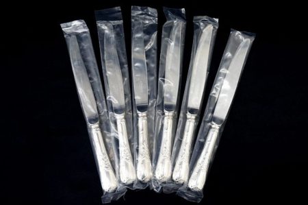 大勢のお食事でも安心です！クリストフルのテーブルナイフ 6点セットをお売りいただきました