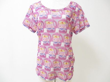 細やかな印象のピンクが柔らかいイメージに！プリーツプリーズのカットソーをお売りいただきました