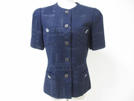 羽織ってもボタンを留めて着てもOK！ジャンルイシェレル 半袖ジャケットを買取しました