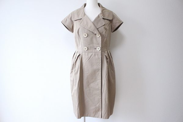 トレンチコートのようなシックさが可愛い！ジュンコシマダのワンピースをお売りいただきました