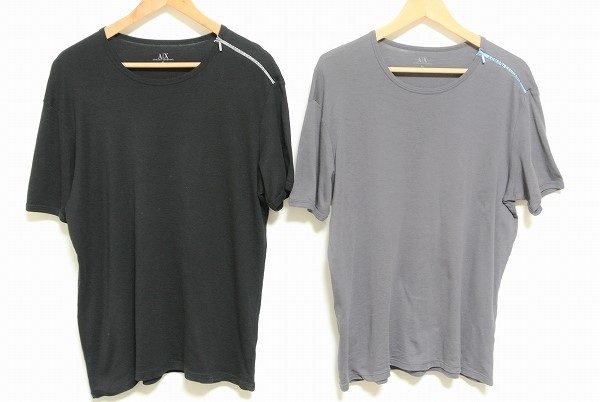 ミニマリスト必見！使いやすさ抜群カラー2枚セット！アルマーニエクスチェンジ Tシャツ 2枚セットを買取しました