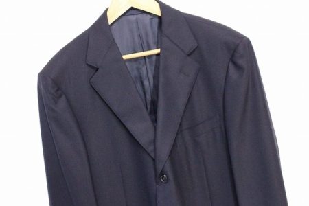 1つあると便利なベーシックアイテム！エルメネジルドゼニアのシングルスーツを買取しました