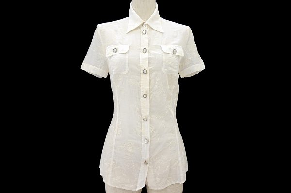 清楚なイメージに仕上がる！ドルチェ＆ガッバーナのシャツブラウスを買取しました