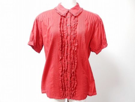 単色なのに華やかな印象が叶う！ピンクハウスのシャツブラウスを買取しました