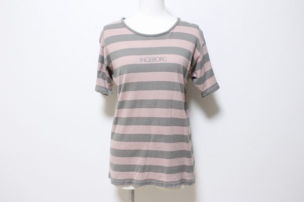 グレー×ピンクのボーダーで落ち着き感をプラス!インゲボルグ ピンクハウス カットソーを買取しました