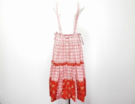 ピンク×レッドの華やかな組み合わせが素敵！ピンクハウスのジャンパースカートを買取しました