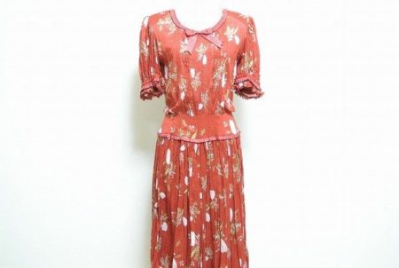 コットン素材で涼しく着られる！ピンクハウスのワンピースを買取しました