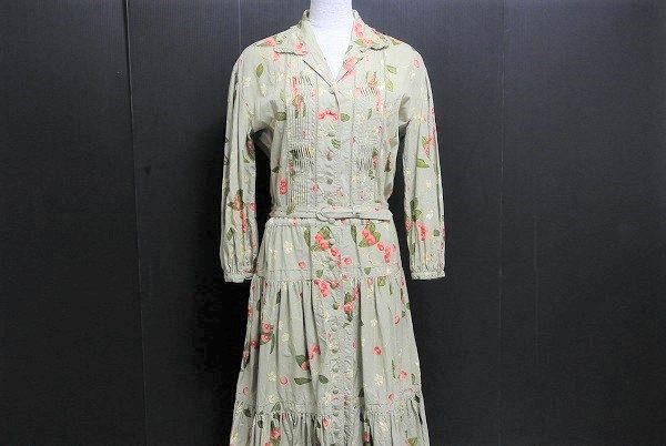 落ち着いた色味なのにどこか華がある!インゲボルグ ピンクハウス ワンピースを買取しました