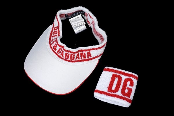 運動するときにもスタイリッシュに！ドルチェ＆ガッバーナのサンバイザー リストバンドを買取しました