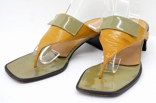 品の良いカーキがポイント!エルメスのサンダルをお売りいただきました