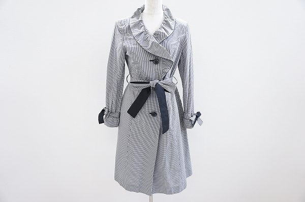 首元フリルで可愛らしく清楚さを演出！エムズグレイシーのコートを買取しました