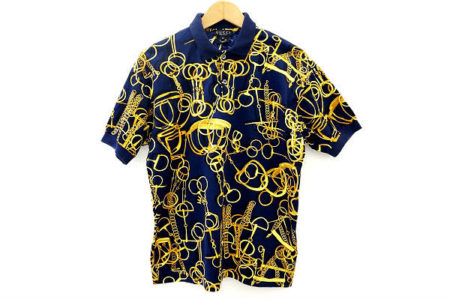 エレガントで煌びやかな印象に！グッチのチェーン柄ポロシャツを買取しました