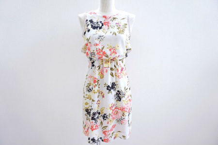 上品カラーのお花が素敵！フレイアイディーのワンピースを買取しました