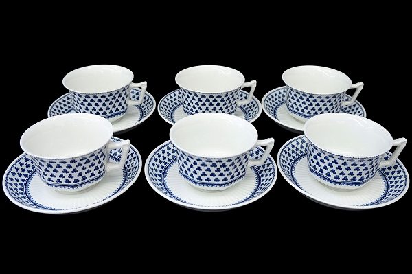 お客さんを呼びたくなる!アダムス ウェッジウッドグループ ブルークローバー カップ&ソーサーを買取しました