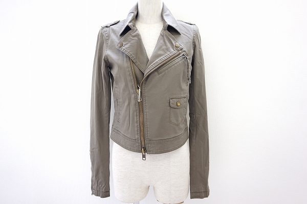 お出かけや旅行にも使えて便利！レイミーのライダースジャケットをお売りいただきました