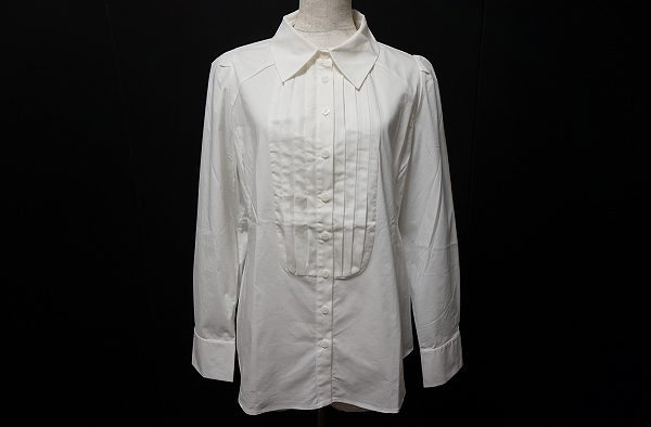 きっちりした雰囲気の中に柔らかもイン！ボンサンスのシャツブラウスを買取しました